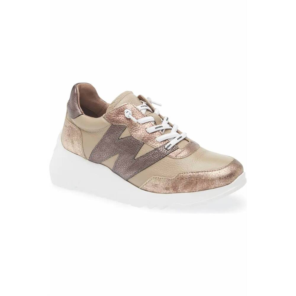 NEW WONDERS women's kyoto sneakers in brown